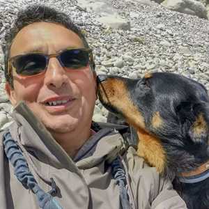 Filippo Naso, un dresseur de chiens à Saint-Quentin