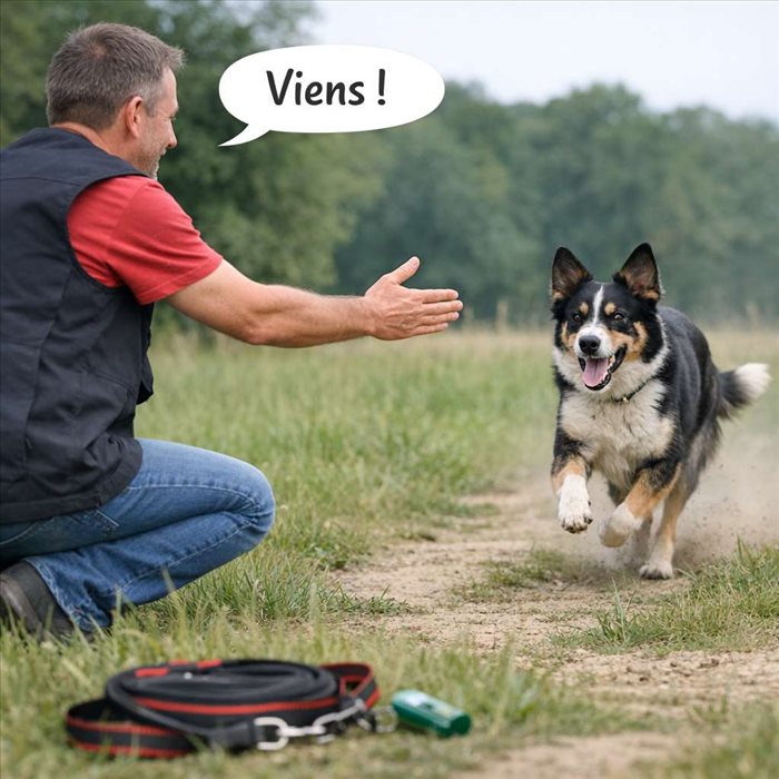 Apprendre le rappel à un chien adulte : guide complet et simple