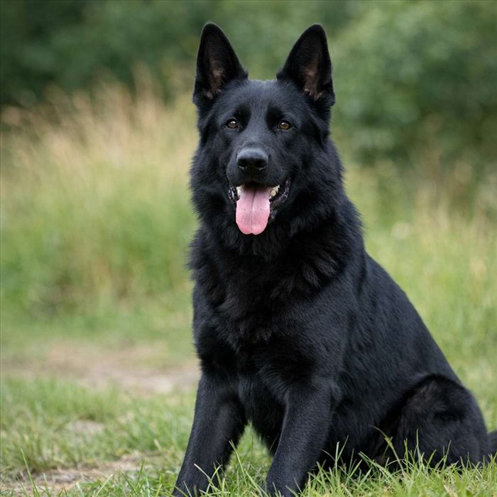 Berger allemand noir : caractéristiques et tempérament du chien