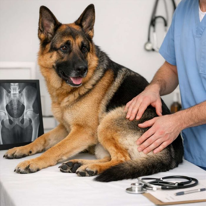 Dysplasie de la hanche chez le berger allemand : causes et solutions