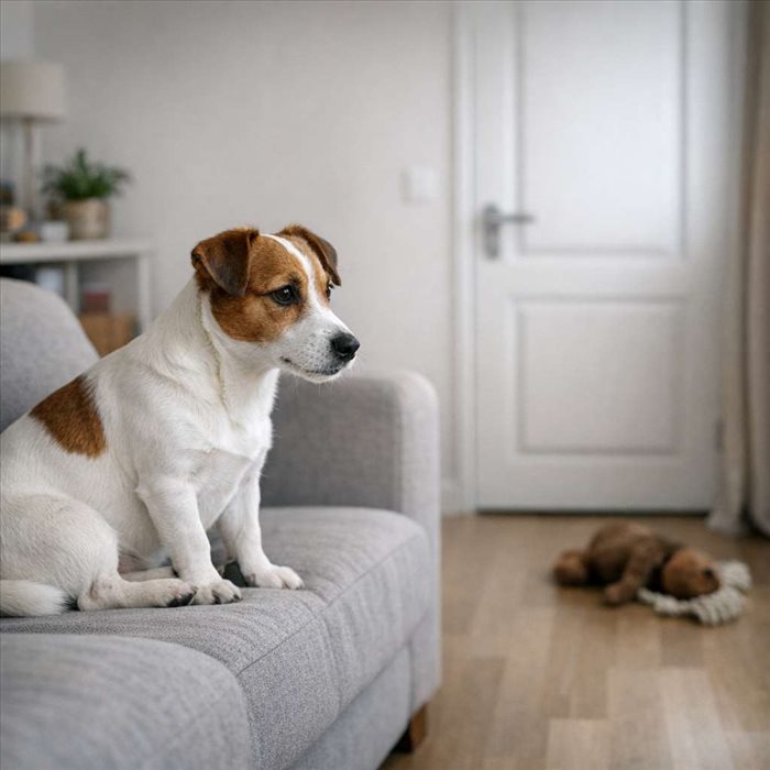 Jack Russell seul : combien de temps peut-il rester sans stress ?