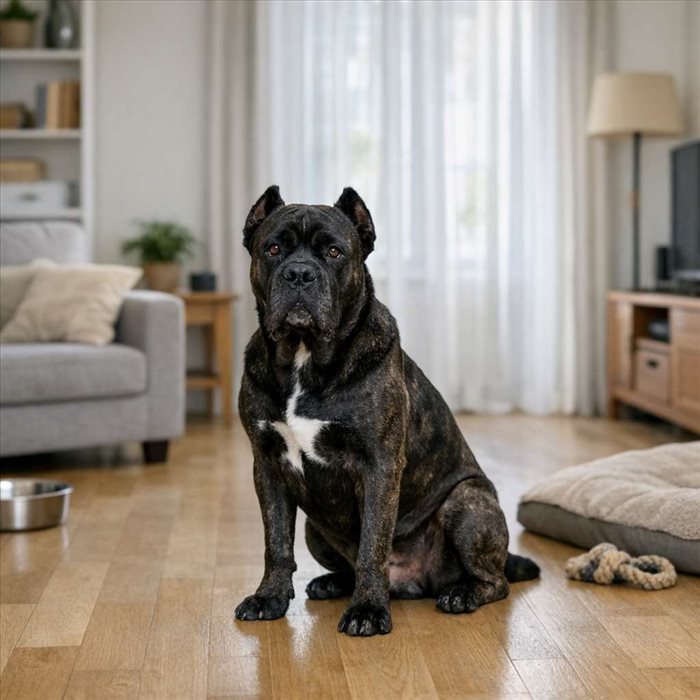 Cane Corso seul à la maison : combien de temps ?