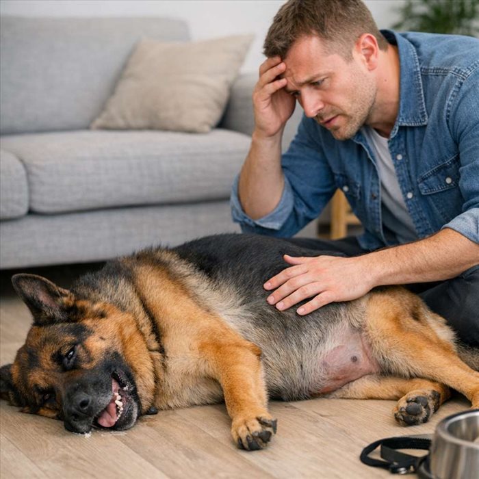 Torsion d’estomac chez le grand chien : comment la reconnaître ?